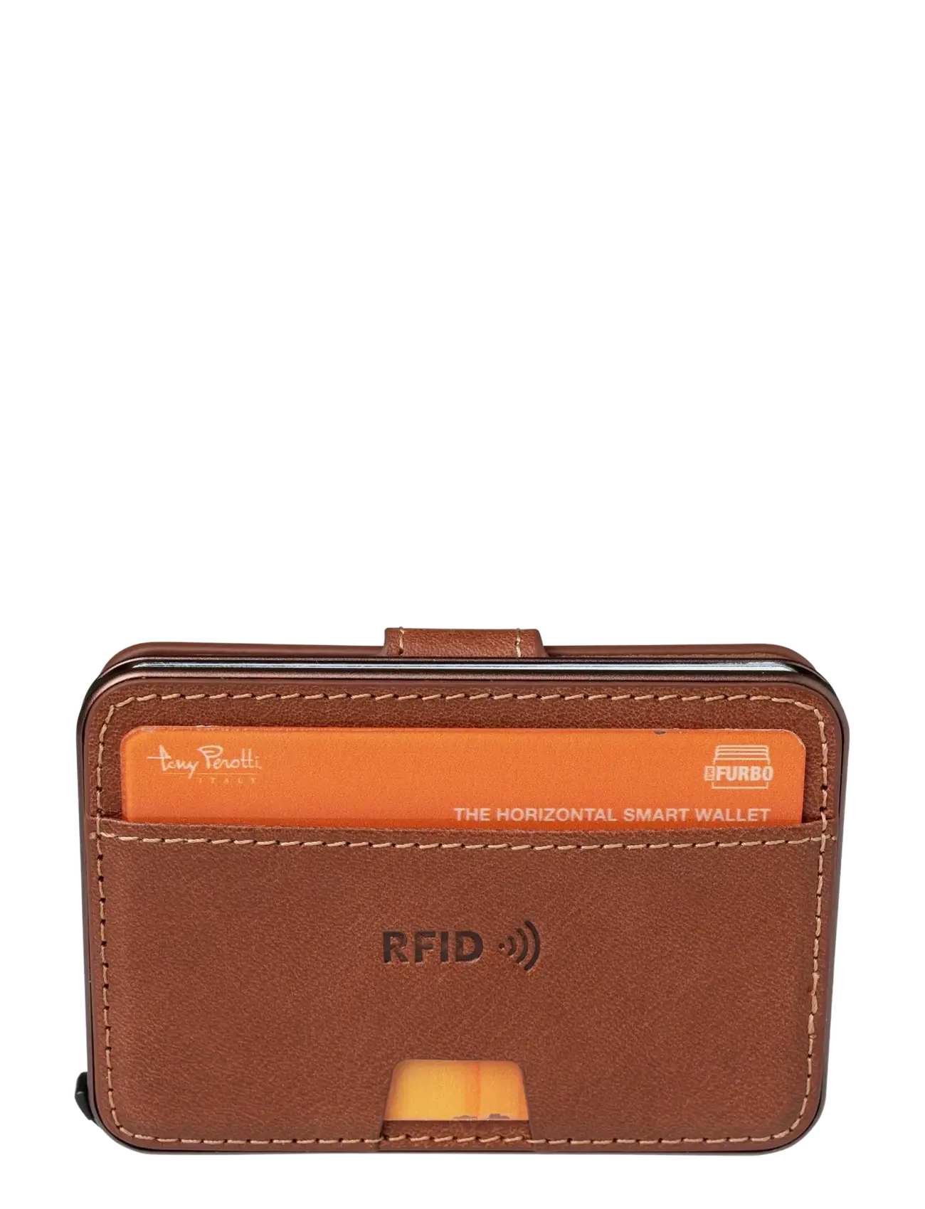 Tony Perotti - Furbo Evo standard with banknote compartment - wallets & cases - dark brown - 3