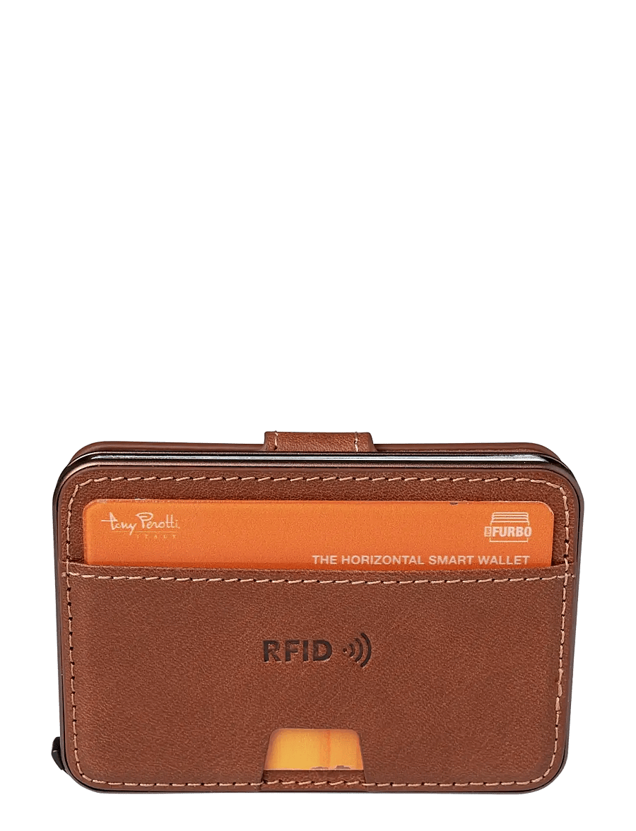 Tony Perotti - Furbo Evo standard with banknote compartment - plånböcker & fodral - dark brown - 3