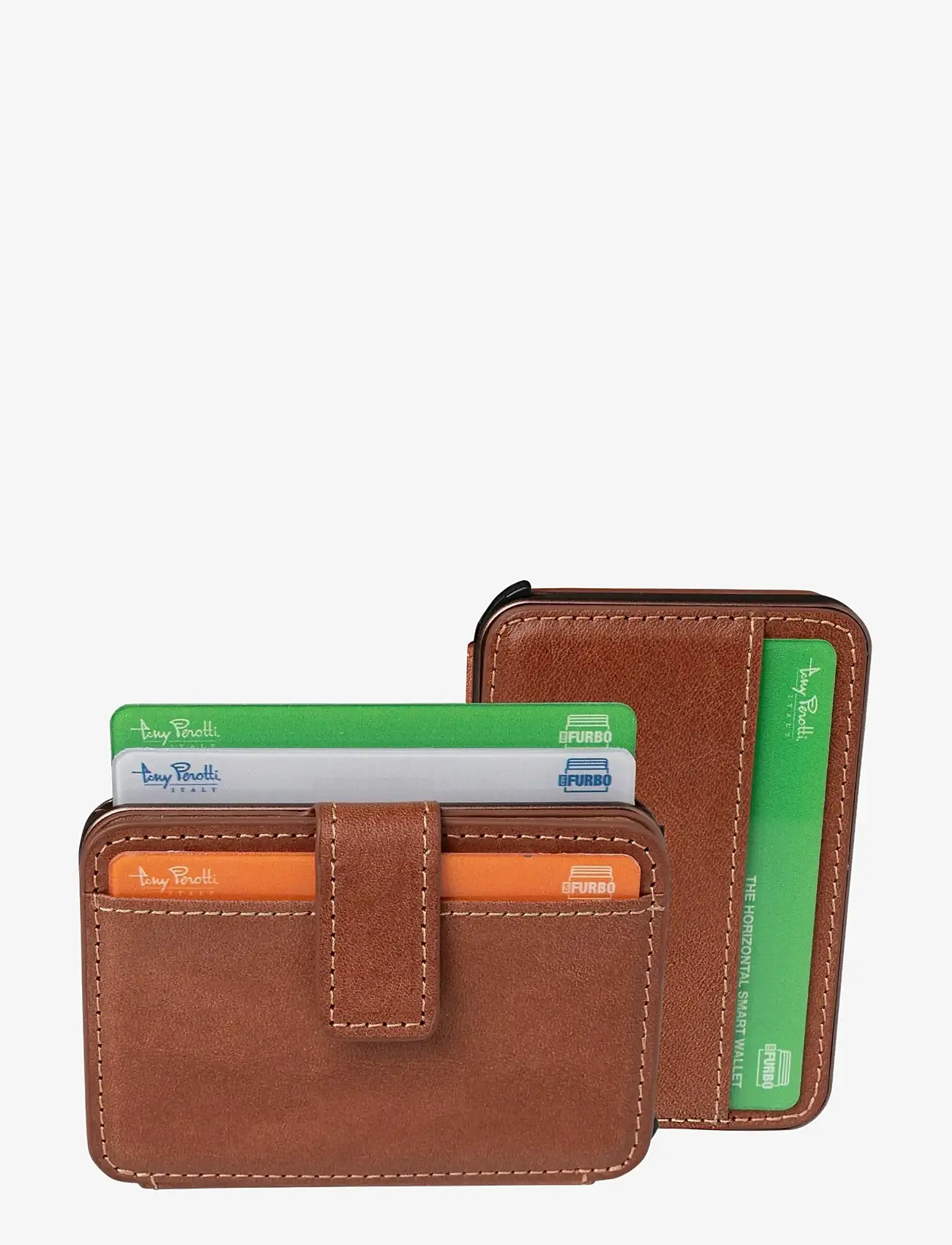 Tony Perotti - Furbo Evo standard with banknote compartment - brieftaschen und taschen - dark brown - 4