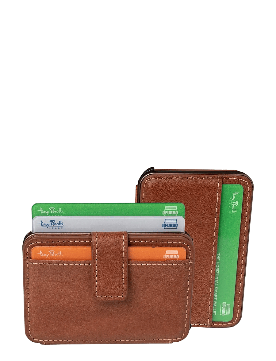 Tony Perotti - Furbo Evo standard with banknote compartment - plånböcker & fodral - dark brown - 4
