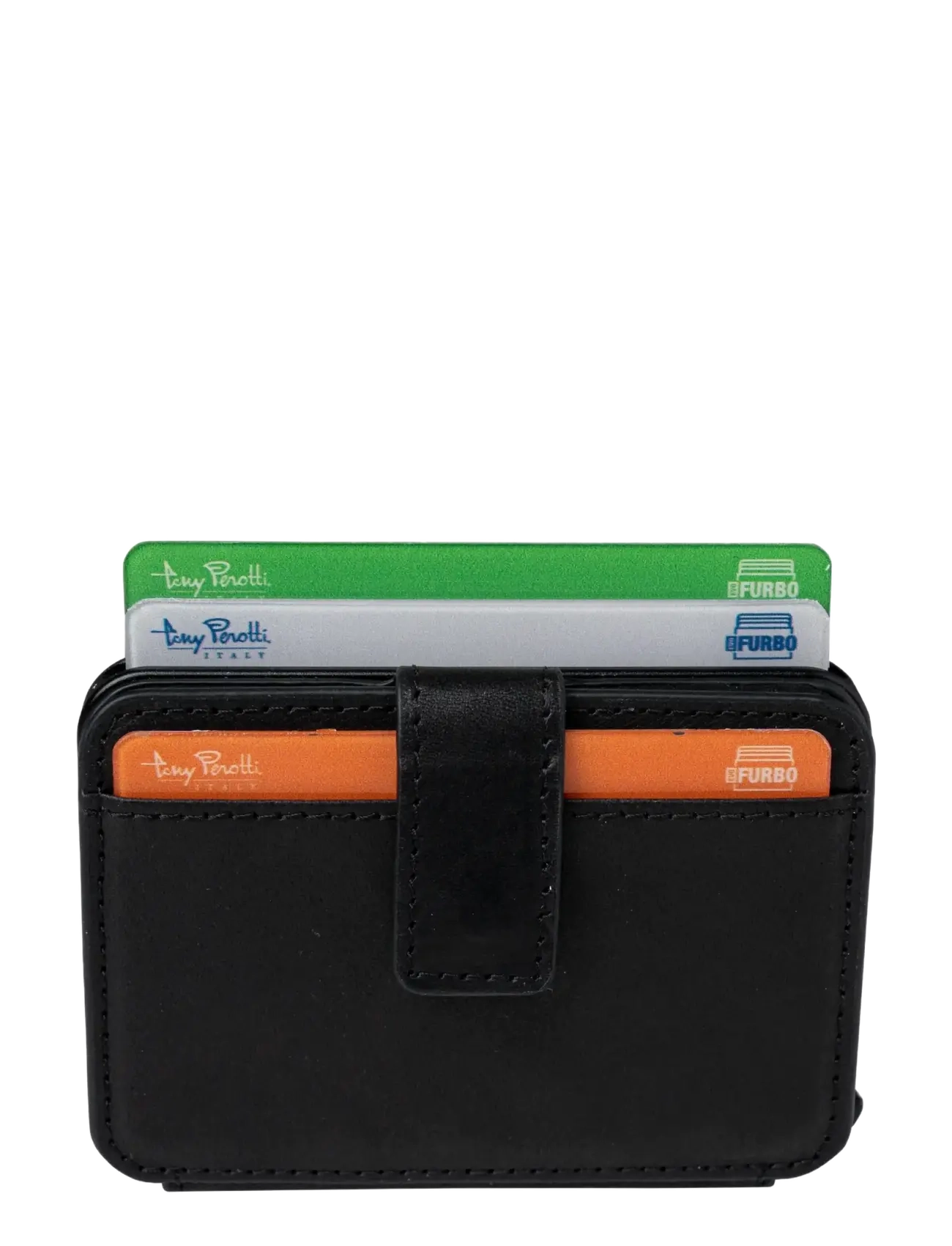 Tony Perotti Furbo Evo standard with banknote compartment - Lompakot ja Kotelot - BLACK / black