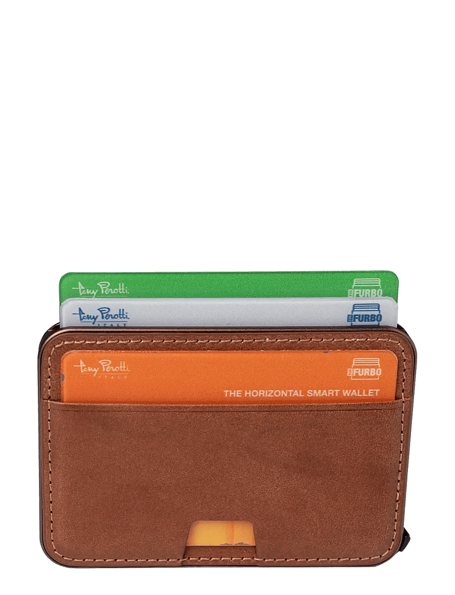 Tony Perotti - Furbo Evo smart - plånböcker & fodral - dark brown - 0