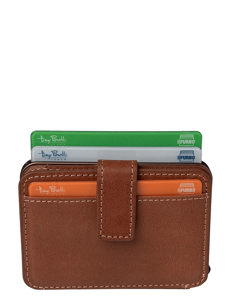 Tony Perotti - Furbo Evo Large with banknote and coin compartment - brieftaschen und taschen - dark brown - 0