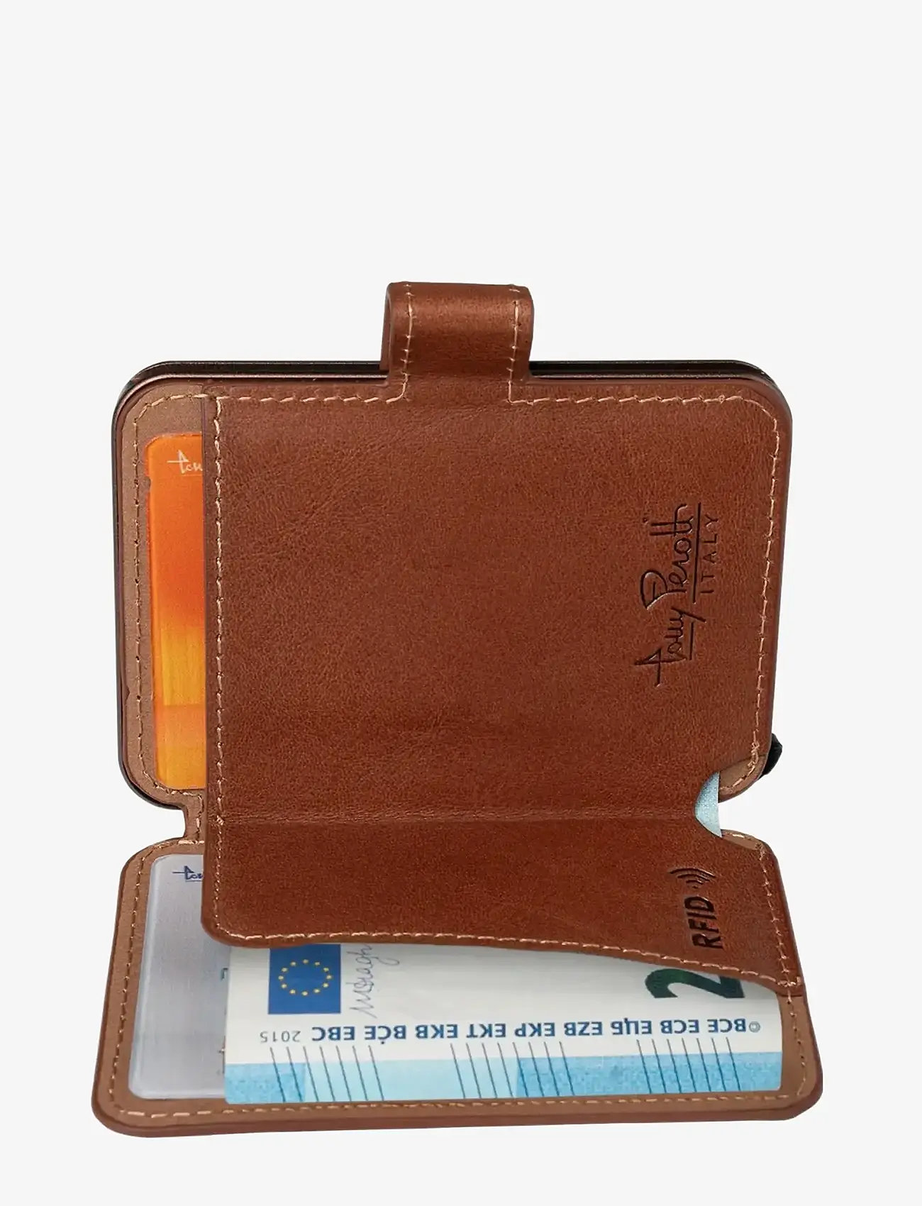 Tony Perotti - Furbo Evo Large with banknote and coin compartment - brieftaschen und taschen - dark brown - 1