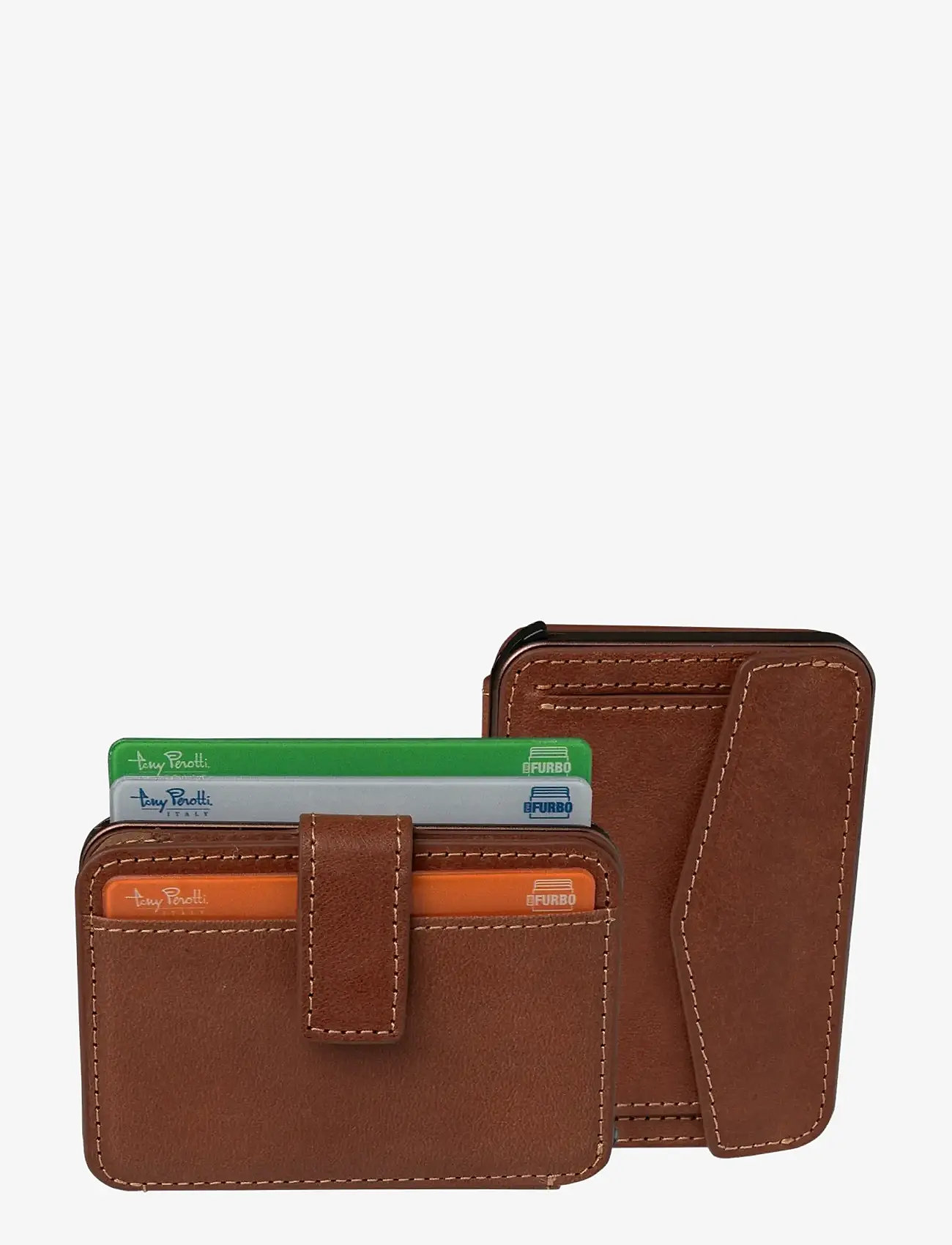 Tony Perotti - Furbo Evo Large with banknote and coin compartment - brieftaschen und taschen - dark brown - 5