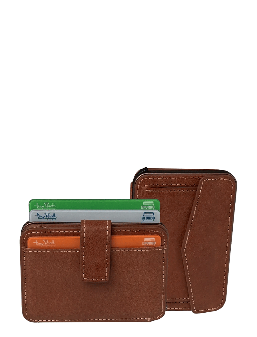 Tony Perotti - Furbo Evo Large with banknote and coin compartment - karšu maki - dark brown - 5