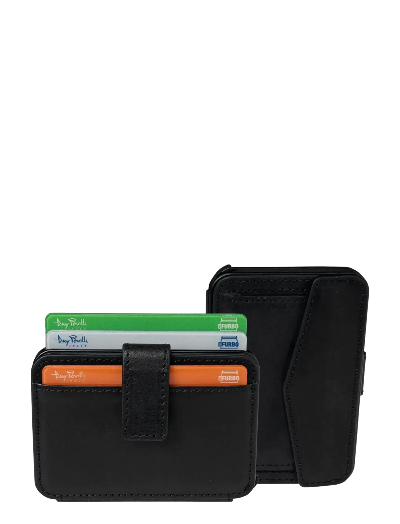Tony Perotti - Furbo Evo Large with banknote and coin compartment - portemonnees en koffers - black - 4