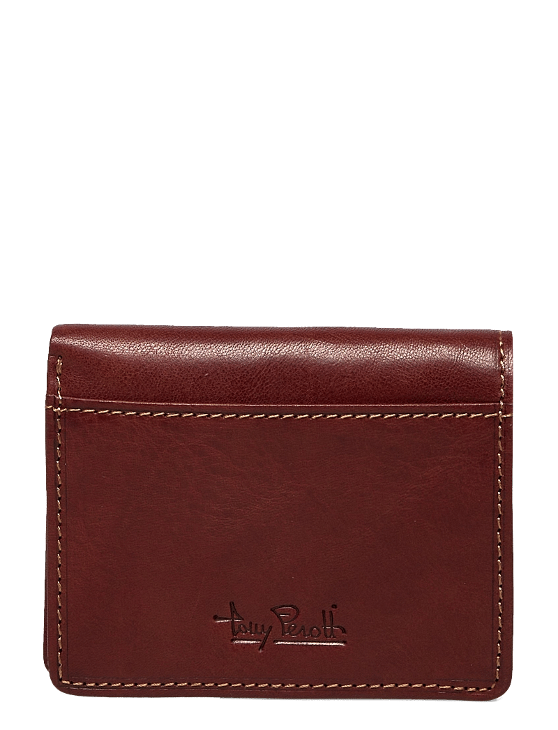 Tony Perotti - Creditcard wallet, fold, w/ banknote pocket - igapäevane stiil - dark brown - 0