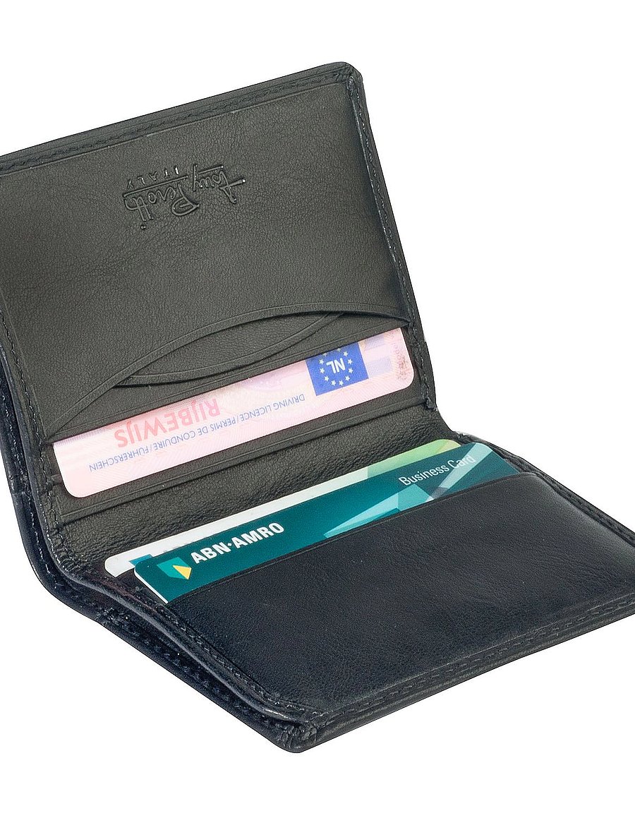 Tony Perotti - Creditcard wallet, fold, w/ banknote pocket - porte-cartes - black - 4