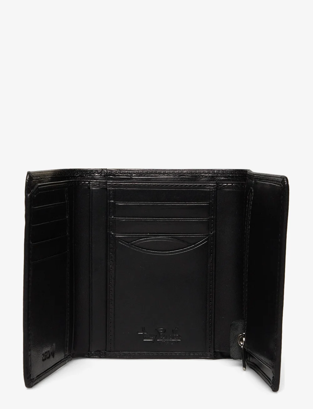 Tony Perotti - 3 fold Mens wallet with coin pocket - igapäevane stiil - black - 3