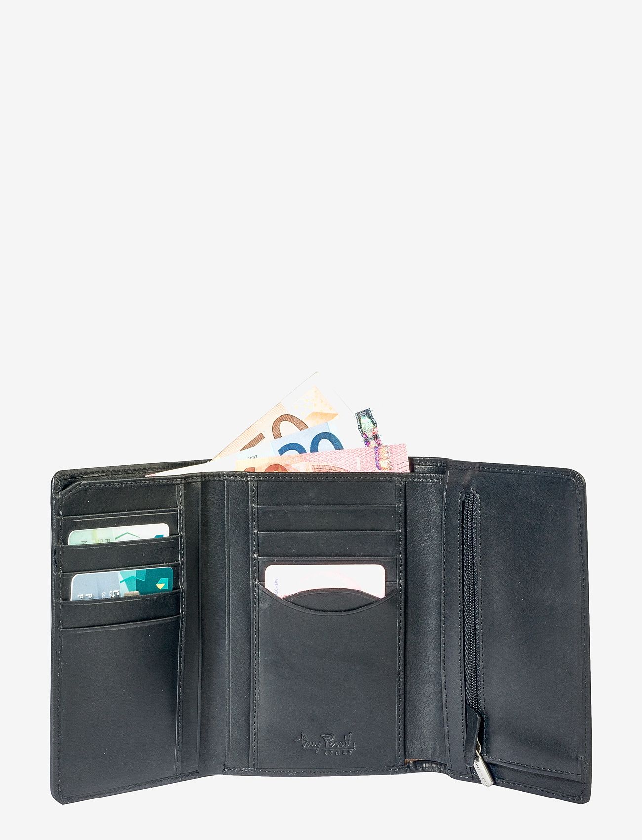 Tony Perotti - 3 fold Mens wallet with coin pocket - black - 2