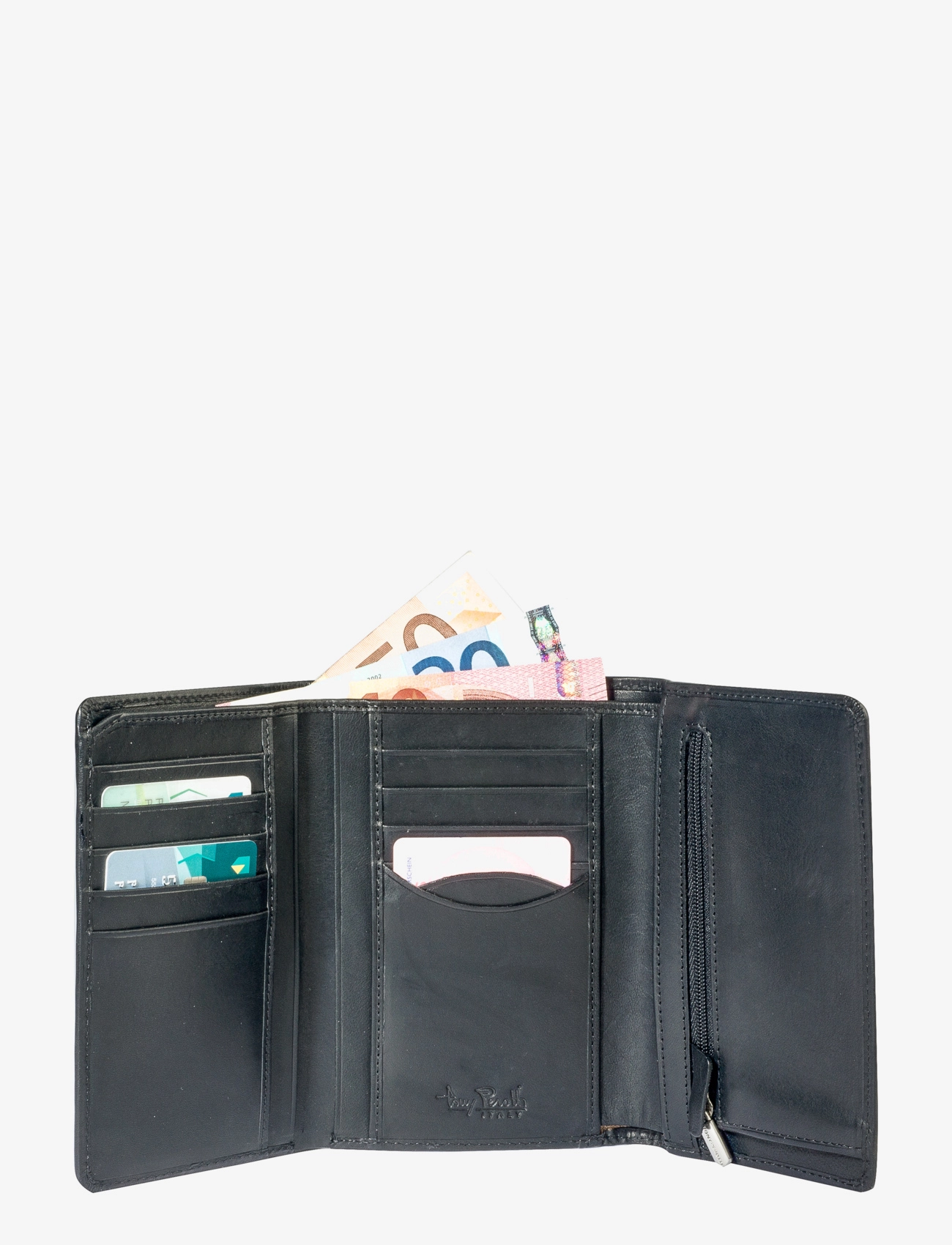 Tony Perotti - 3 fold Mens wallet with coin pocket - black - 2