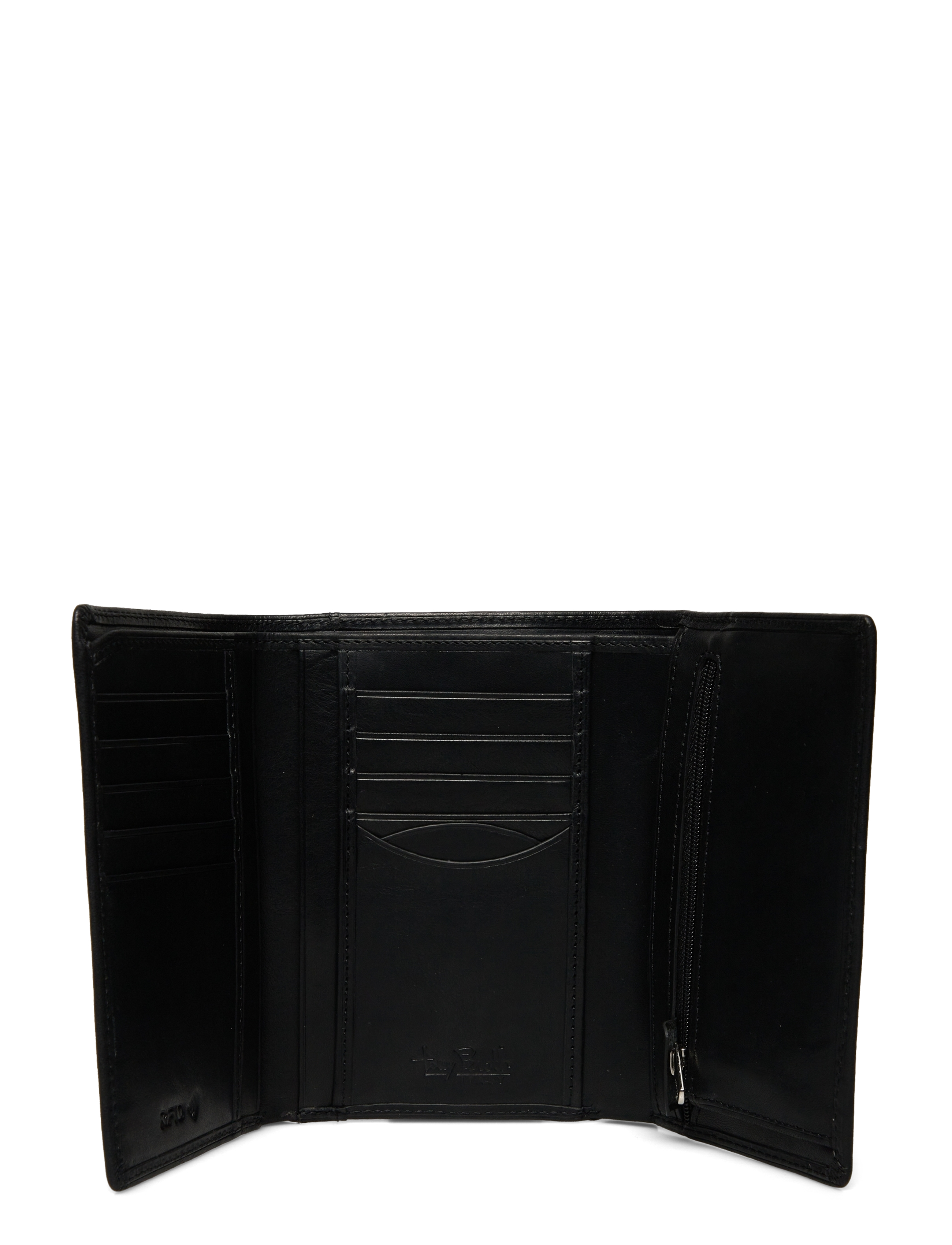 Tony Perotti - 3 fold Mens wallet with coin pocket - black - 3