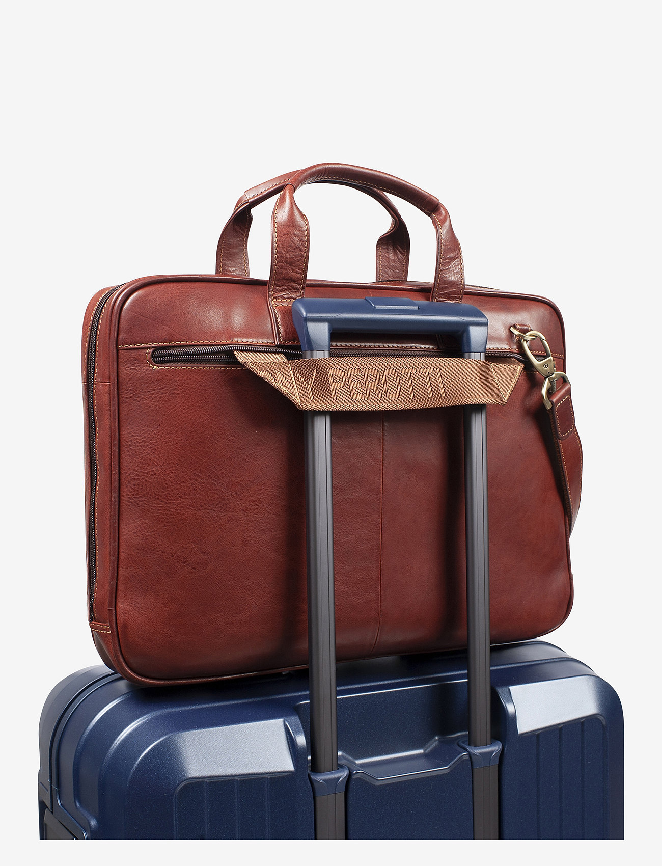 Tony Perotti - 1 compartment Laptop bag - ikdienas stils - brown - 4