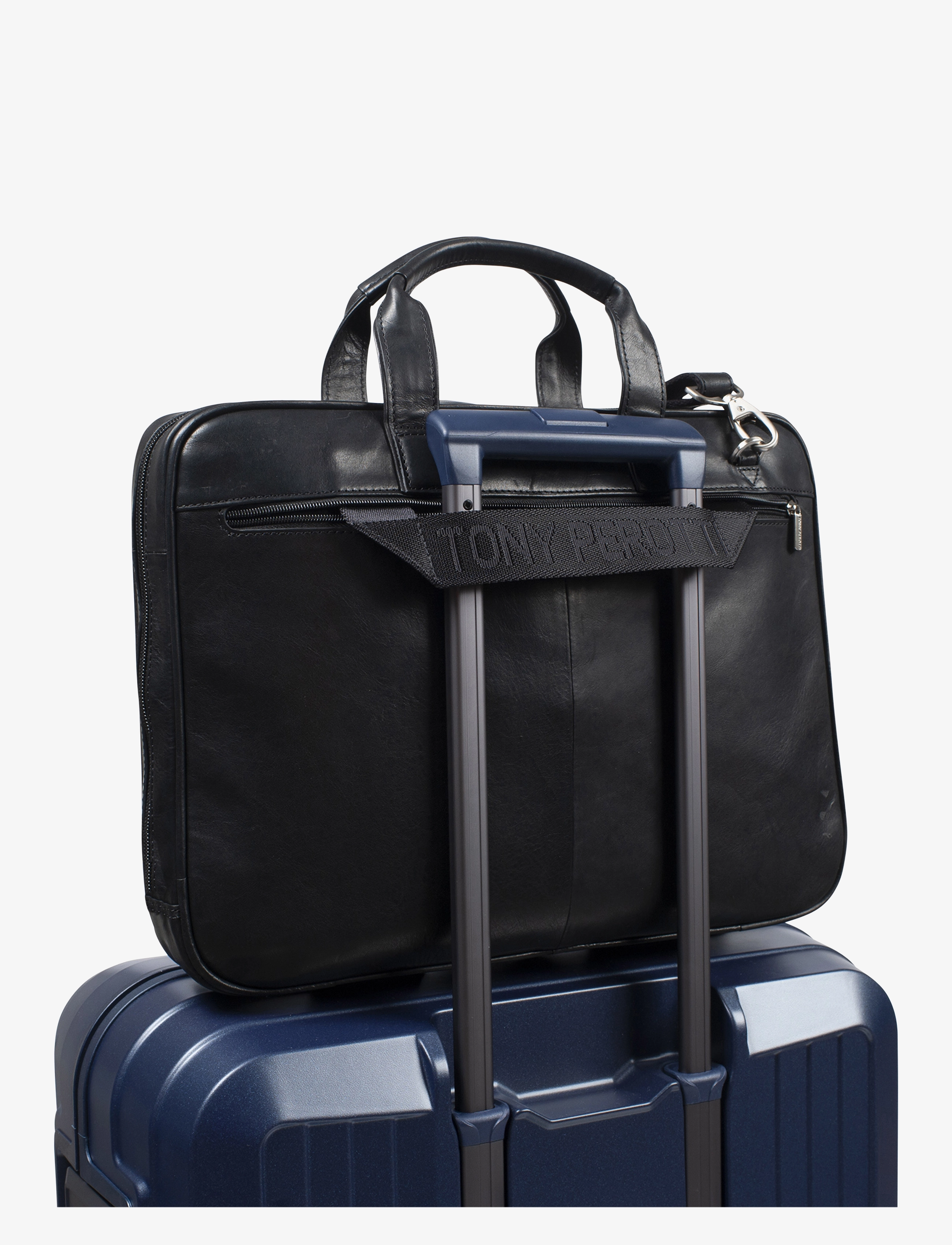 Tony Perotti - 1 compartment Laptop bag - igapäevane stiil - black - 3