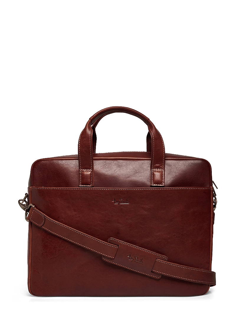 Tony Perotti - 1 Compartment Laptop Bag - igapäevane stiil - dark brown - 0