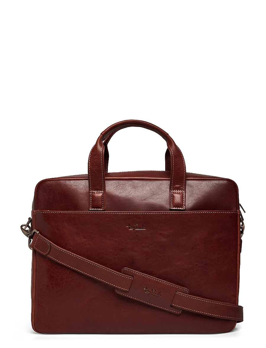 Tony Perotti - 1 Compartment Laptop Bag - everyday style - dark brown - 0