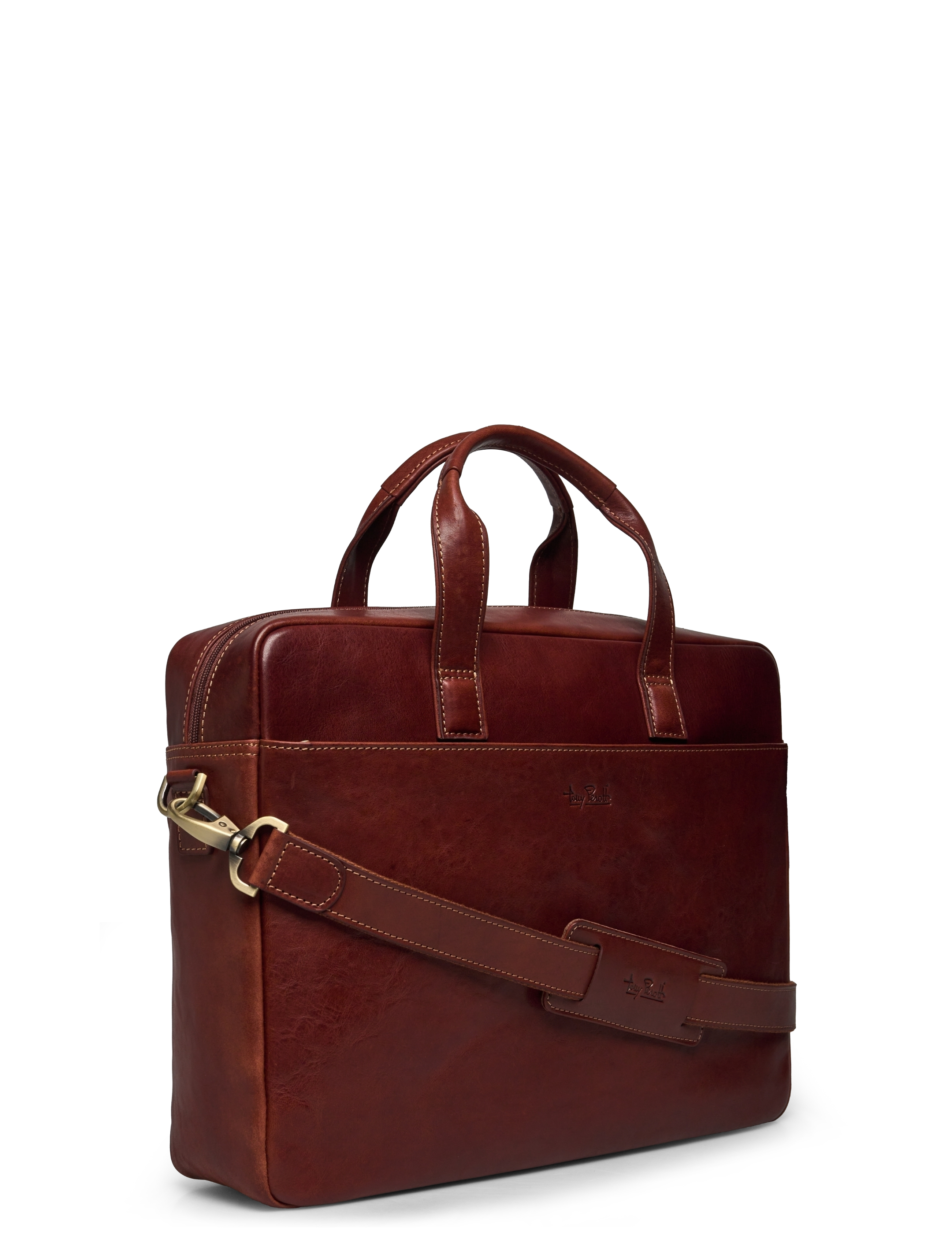 Tony Perotti - 1 Compartment Laptop Bag - everyday style - dark brown - 2