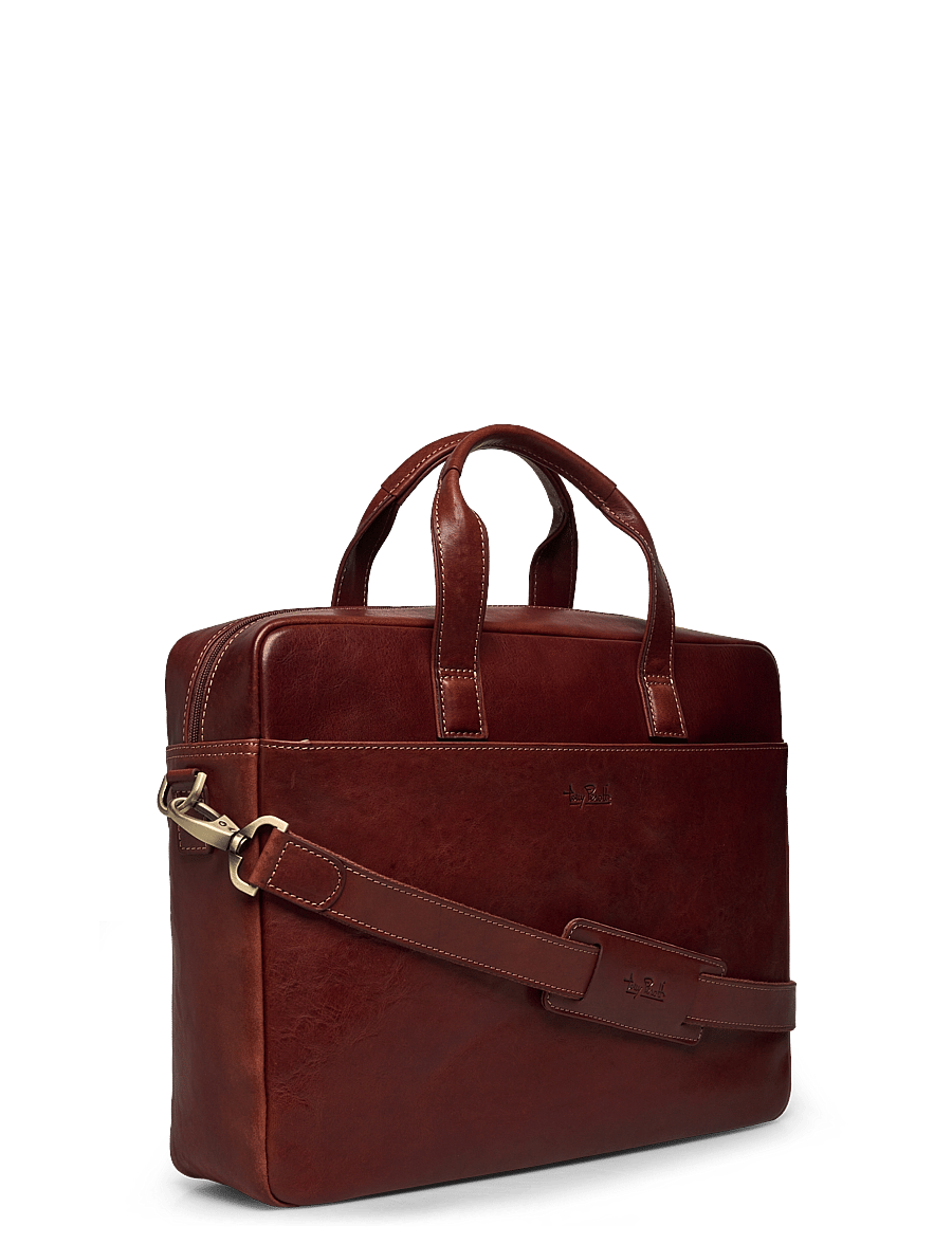 Tony Perotti - 1 Compartment Laptop Bag - everyday style - dark brown - 2