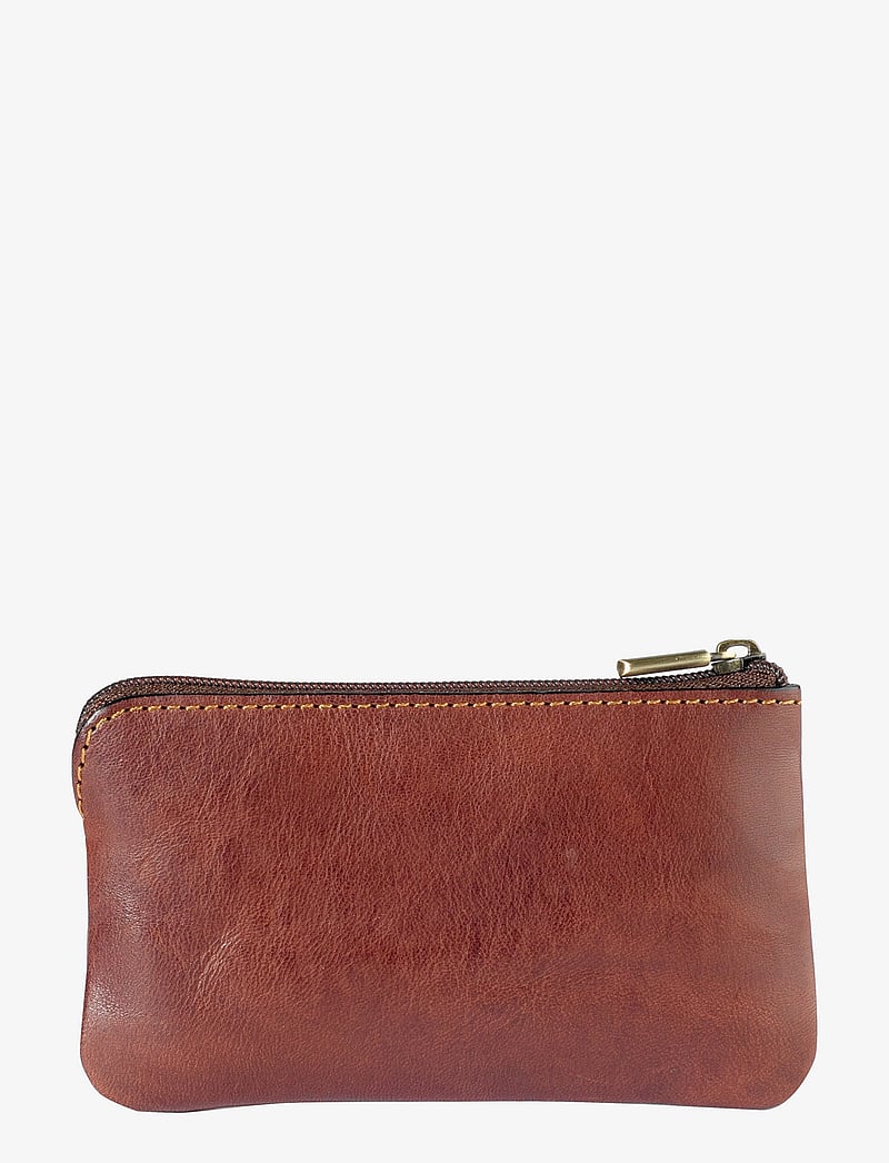 Tony Perotti - Key pouch with zipper and coin pocket - portfele - brown - 1