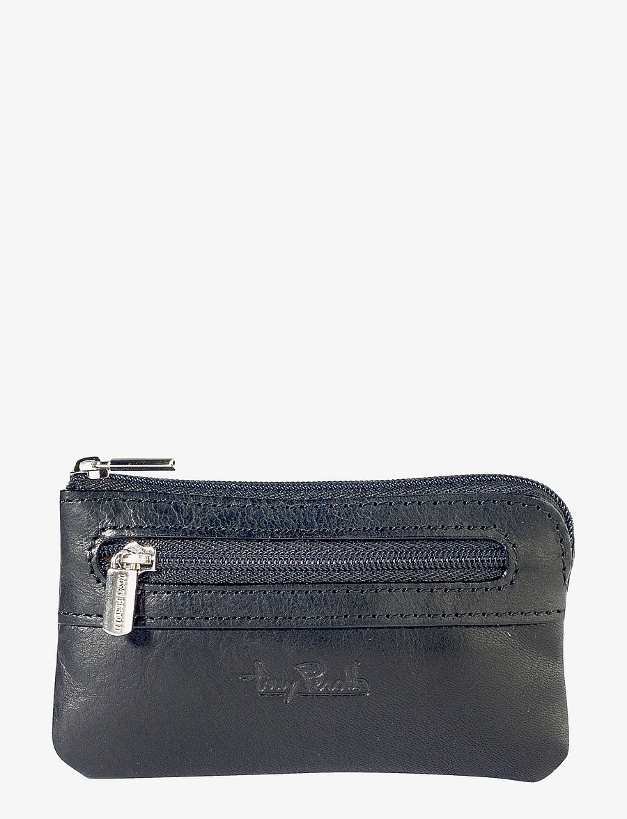 Tony Perotti - Key pouch with zipper and coin pocket - portefeuilles - black - 0