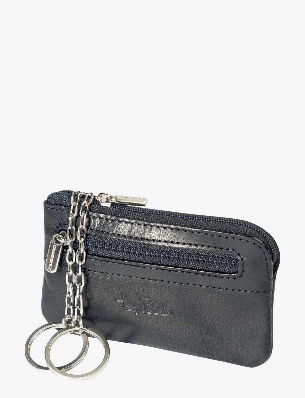 Tony Perotti - Key pouch with zipper and coin pocket - igapäevane stiil - black - 2