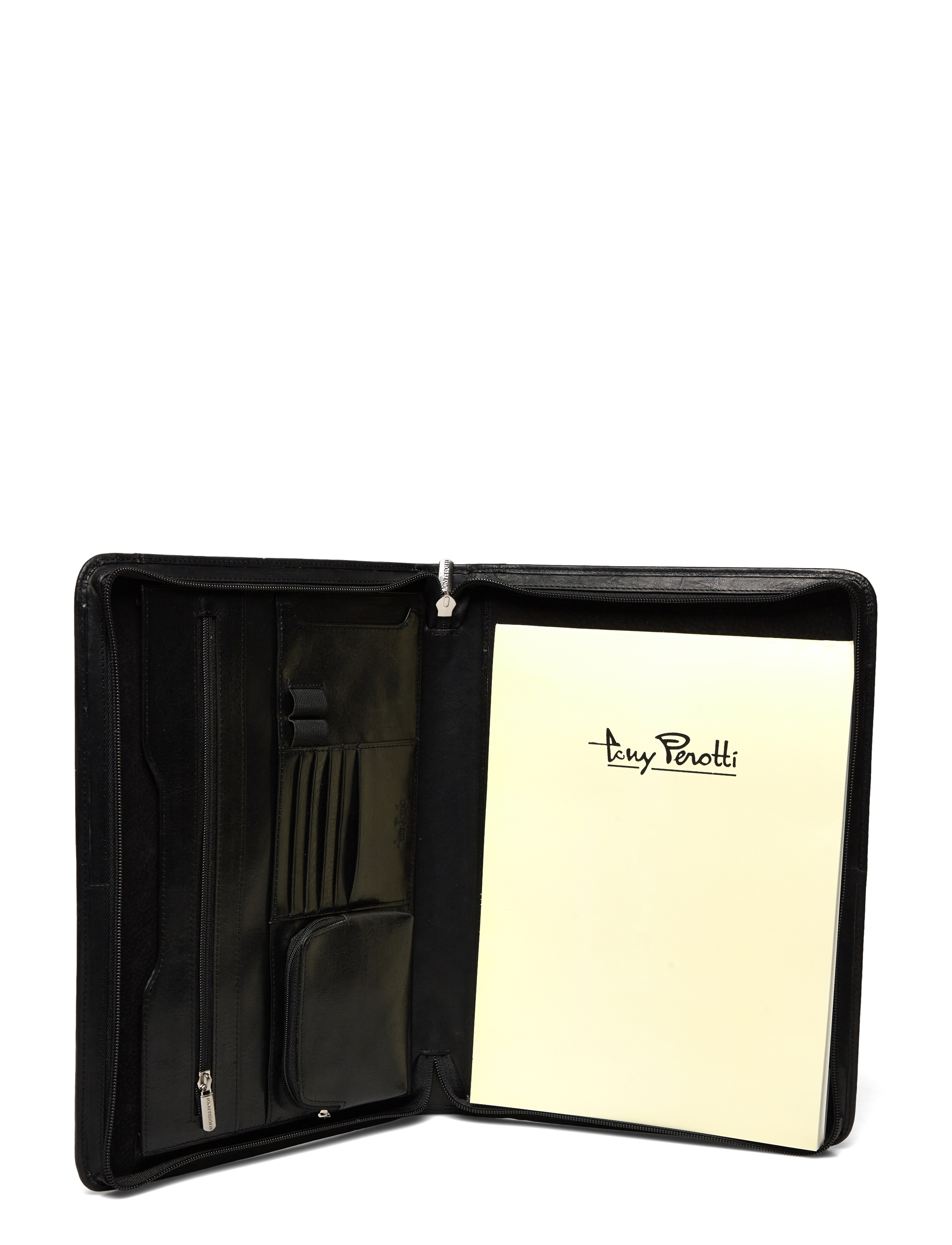 Tony Perotti - A4 Folder with zipper - portemonnaies - black - 4