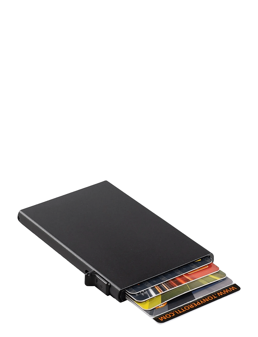 Tony Perotti - Furbo single Aluminum cardholder - kartenetuis - black - 1