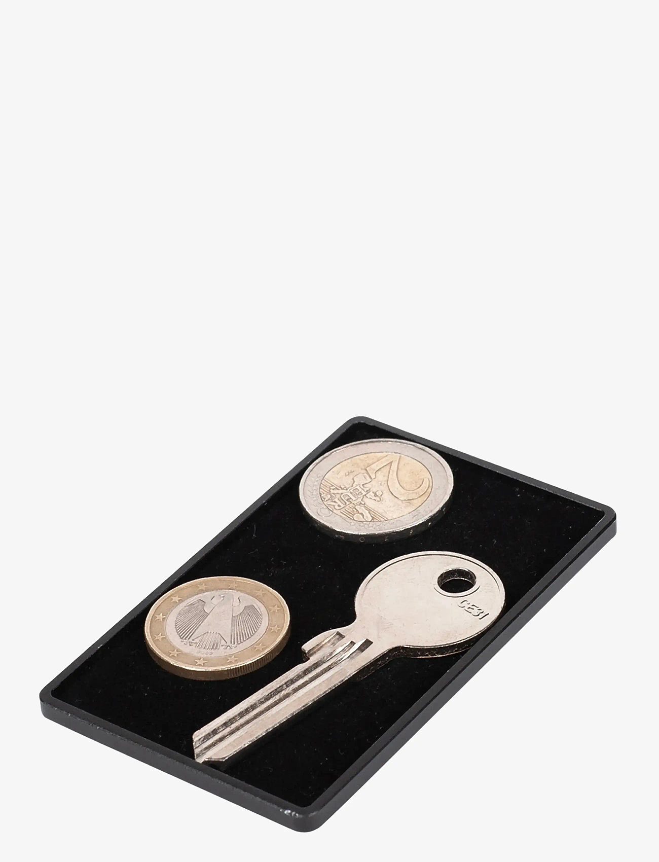 Tony Perotti - Furbo single Aluminum cardholder - kortholdere - black - 2