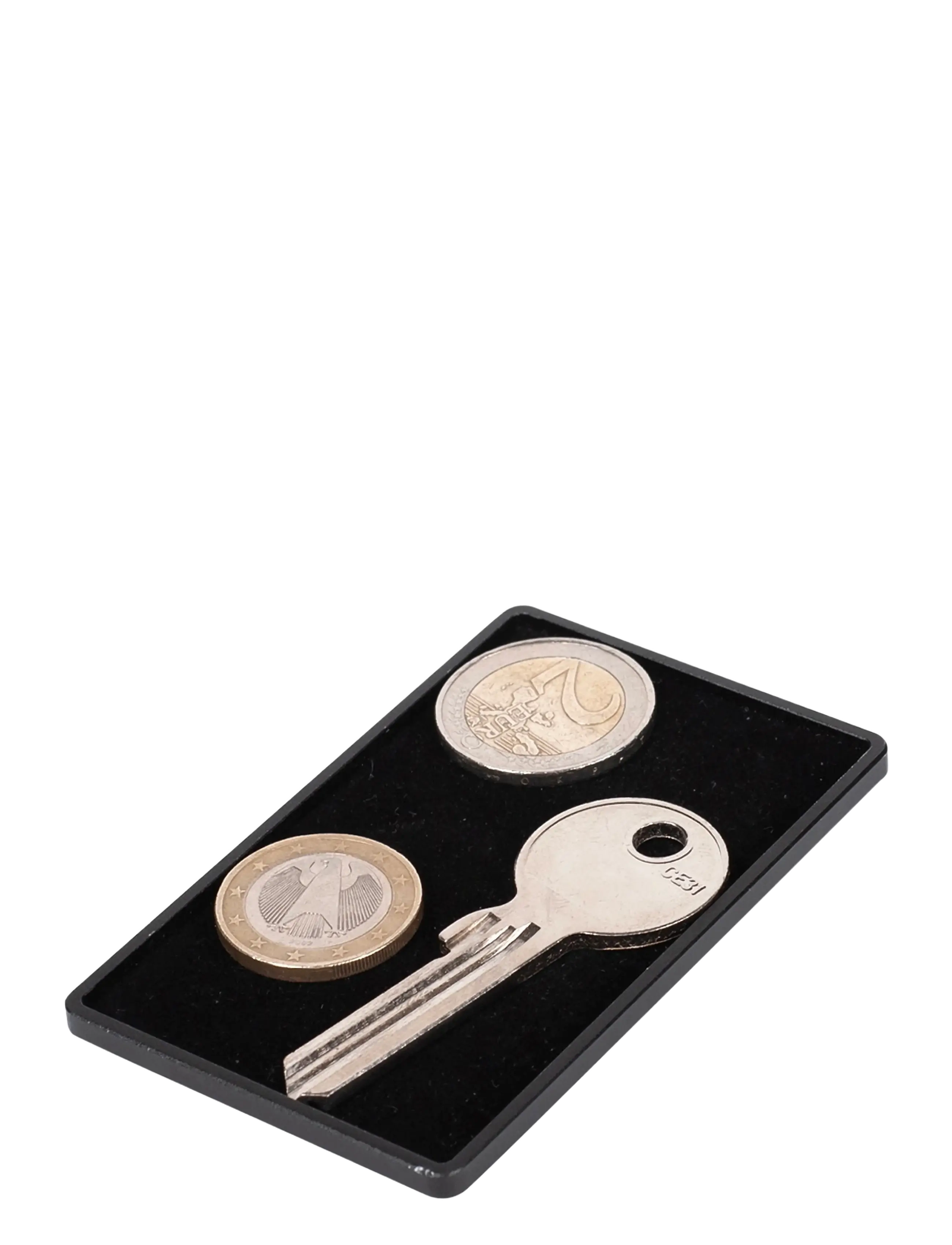 Tony Perotti - Furbo single Aluminum cardholder - black - 2