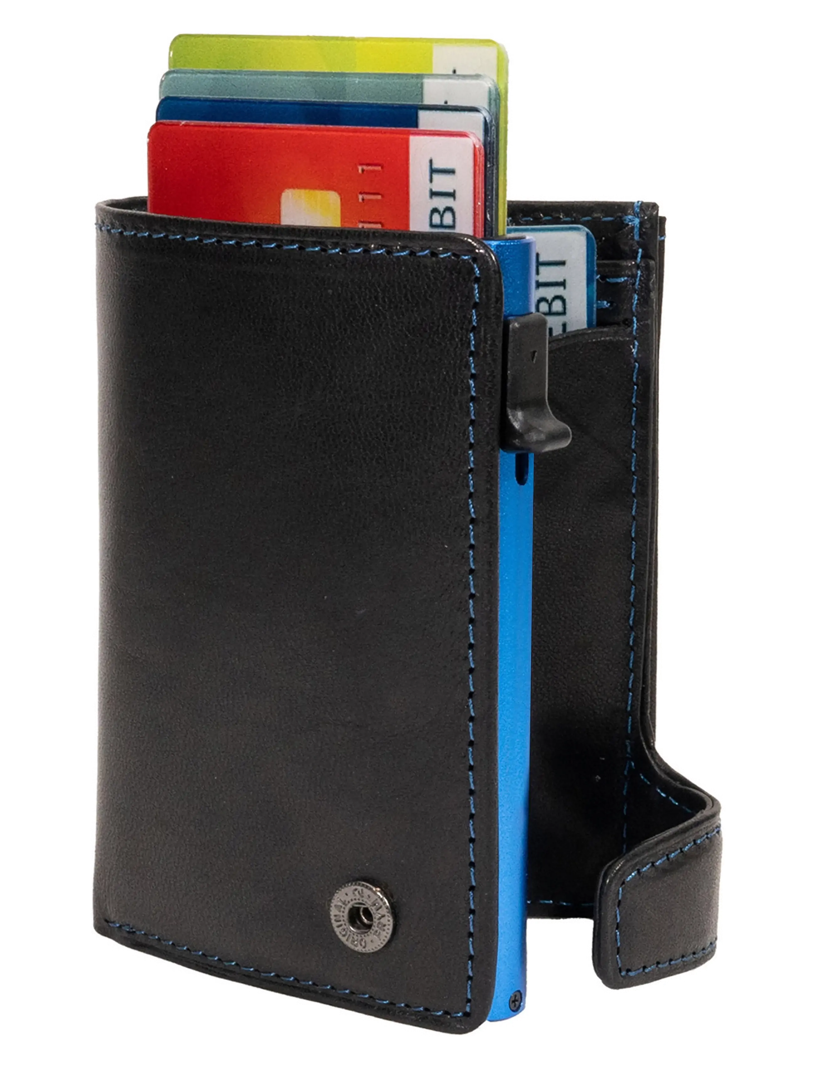 Tony Perotti - Furbo cardholder w/ banknote and coin pocket - porte-cartes - black - 1