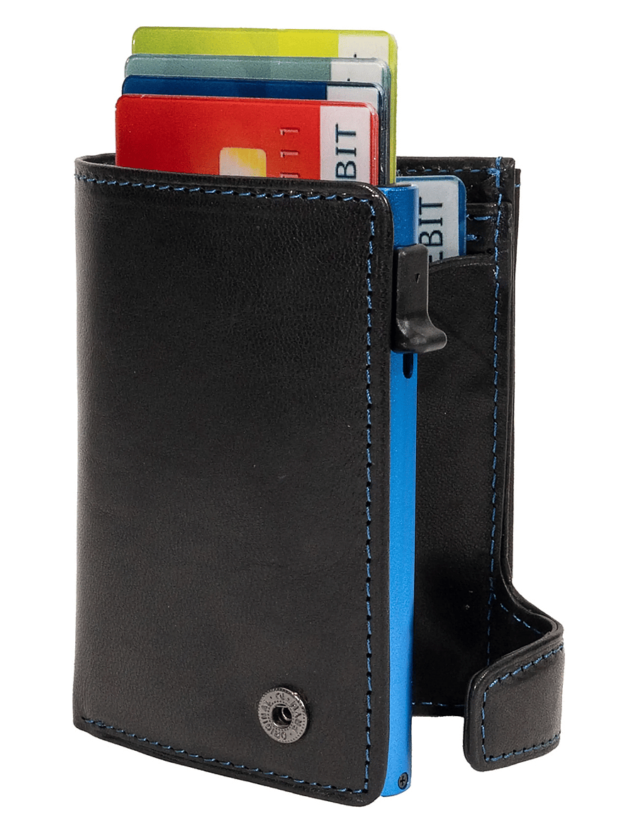 Tony Perotti - Furbo cardholder w/ banknote and coin pocket - porte-cartes - black - 1
