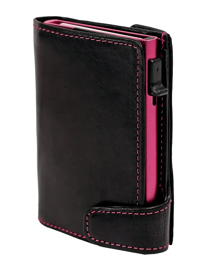 Tony Perotti - Furbo cardholder w/ banknote and coin pocket - brieftaschen und taschen - funchsia/schwarz - 0