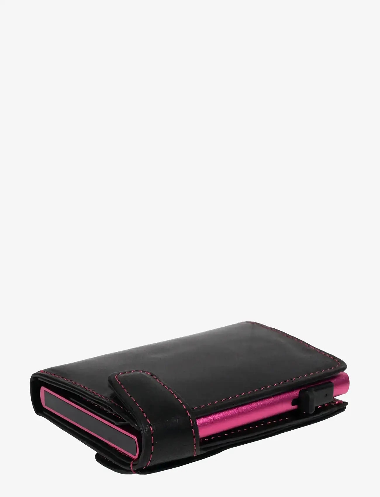Tony Perotti - Furbo cardholder w/ banknote and coin pocket - wallets & cases - funchsia/schwarz - 2