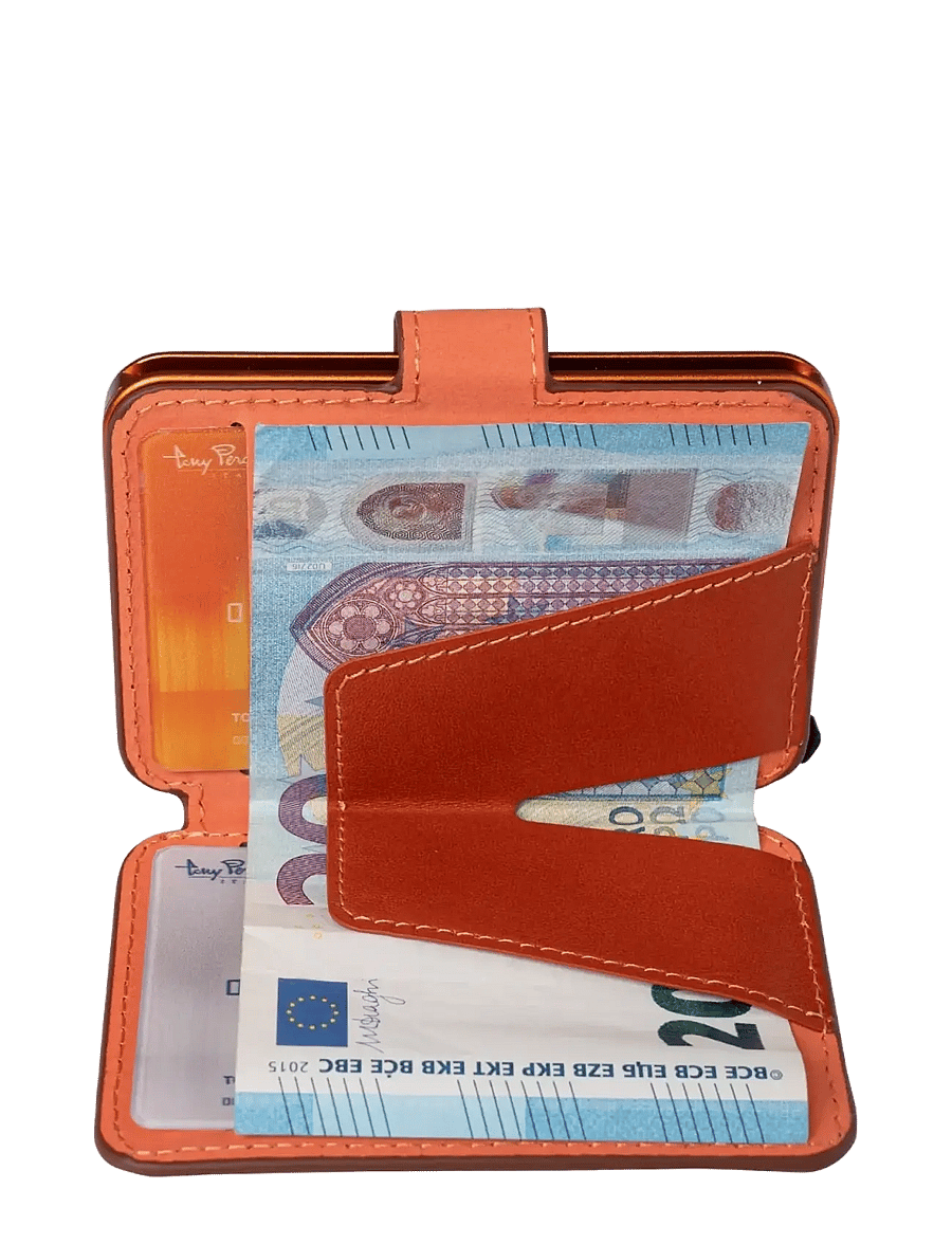 Tony Perotti - Furbo Evo standard with banknote compartment - brieftaschen und taschen - dark brown - 1