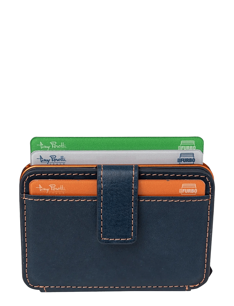 Tony Perotti - Furbo Evo standard with banknote compartment - brieftaschen und taschen - blue - 0