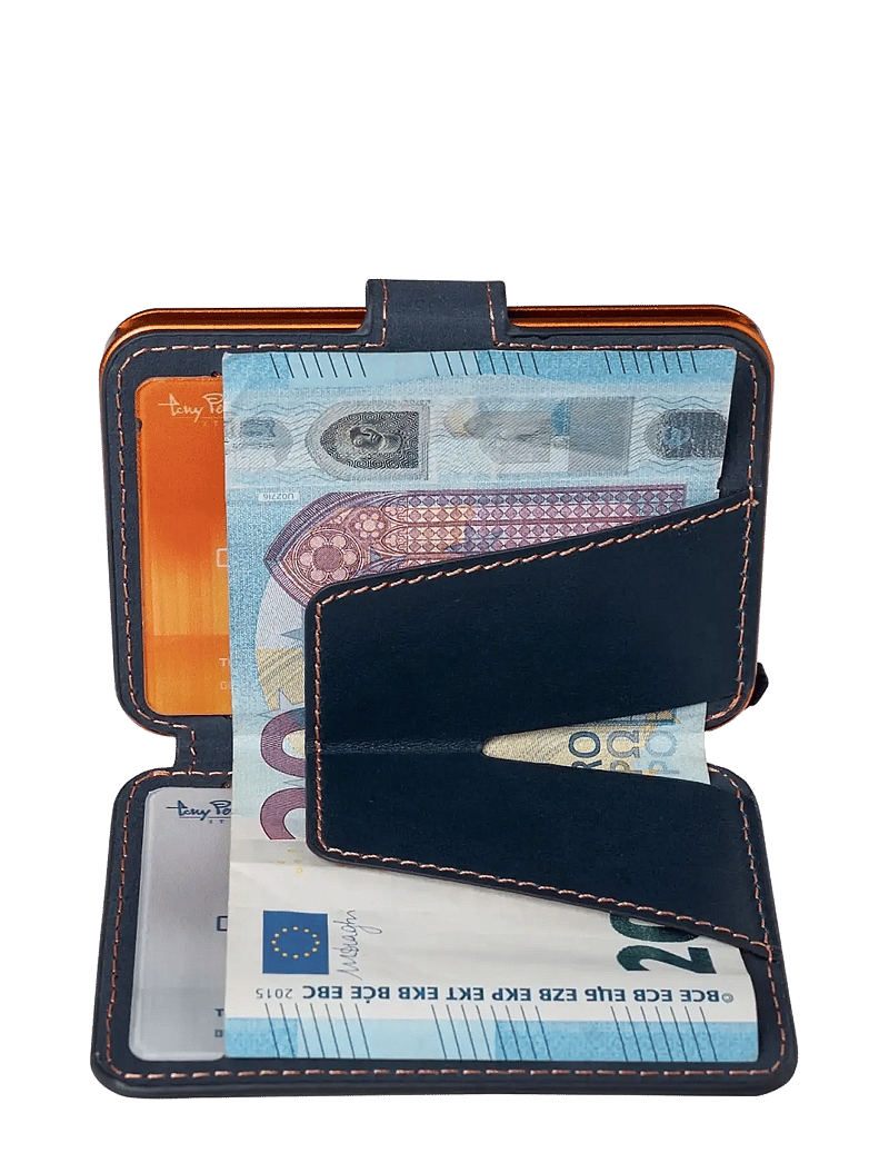 Tony Perotti - Furbo Evo standard with banknote compartment - brieftaschen und taschen - blue - 1