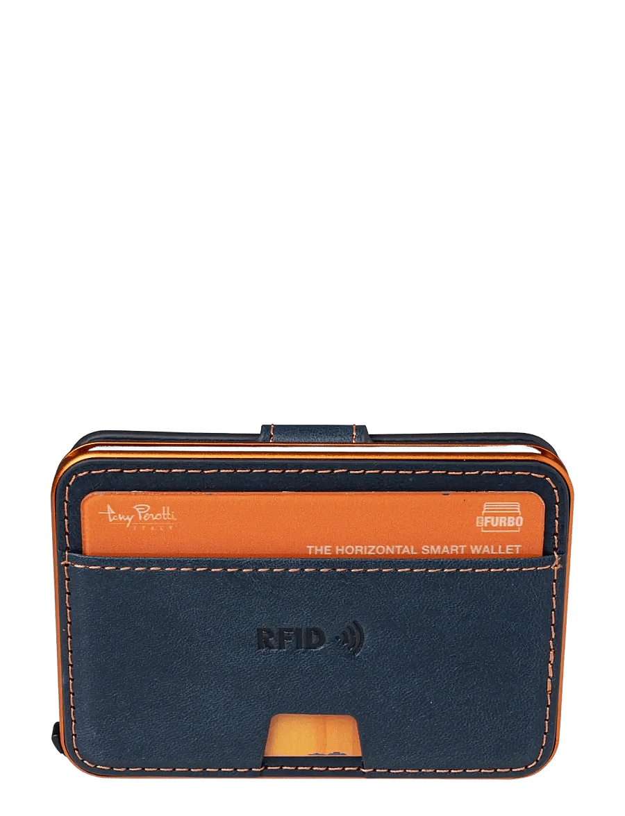 Tony Perotti - Furbo Evo standard with banknote compartment - brieftaschen und taschen - blue - 2