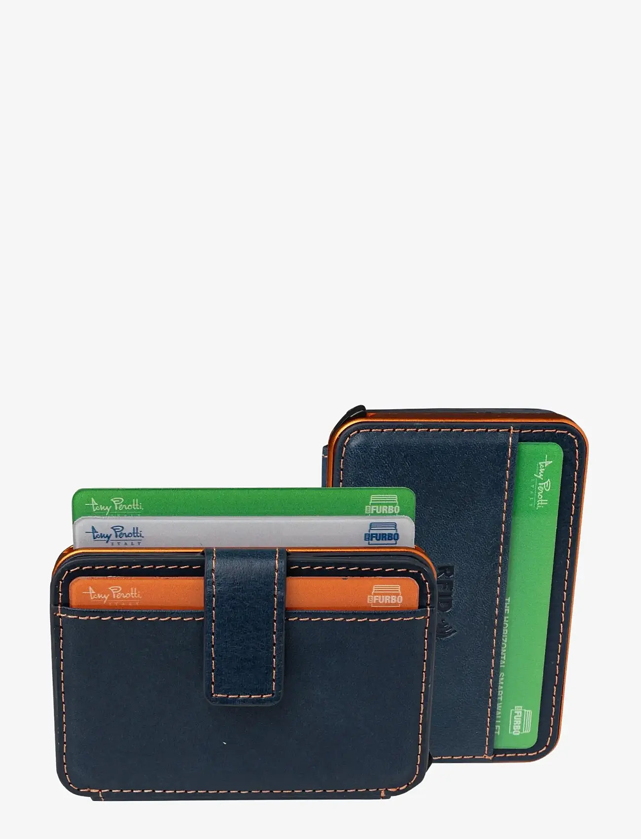 Tony Perotti - Furbo Evo standard with banknote compartment - brieftaschen und taschen - blue - 4