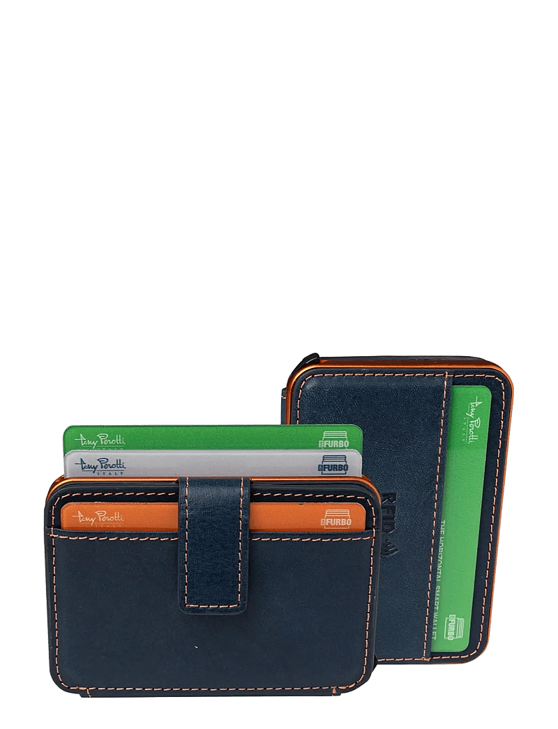 Tony Perotti - Furbo Evo standard with banknote compartment - brieftaschen und taschen - blue - 4