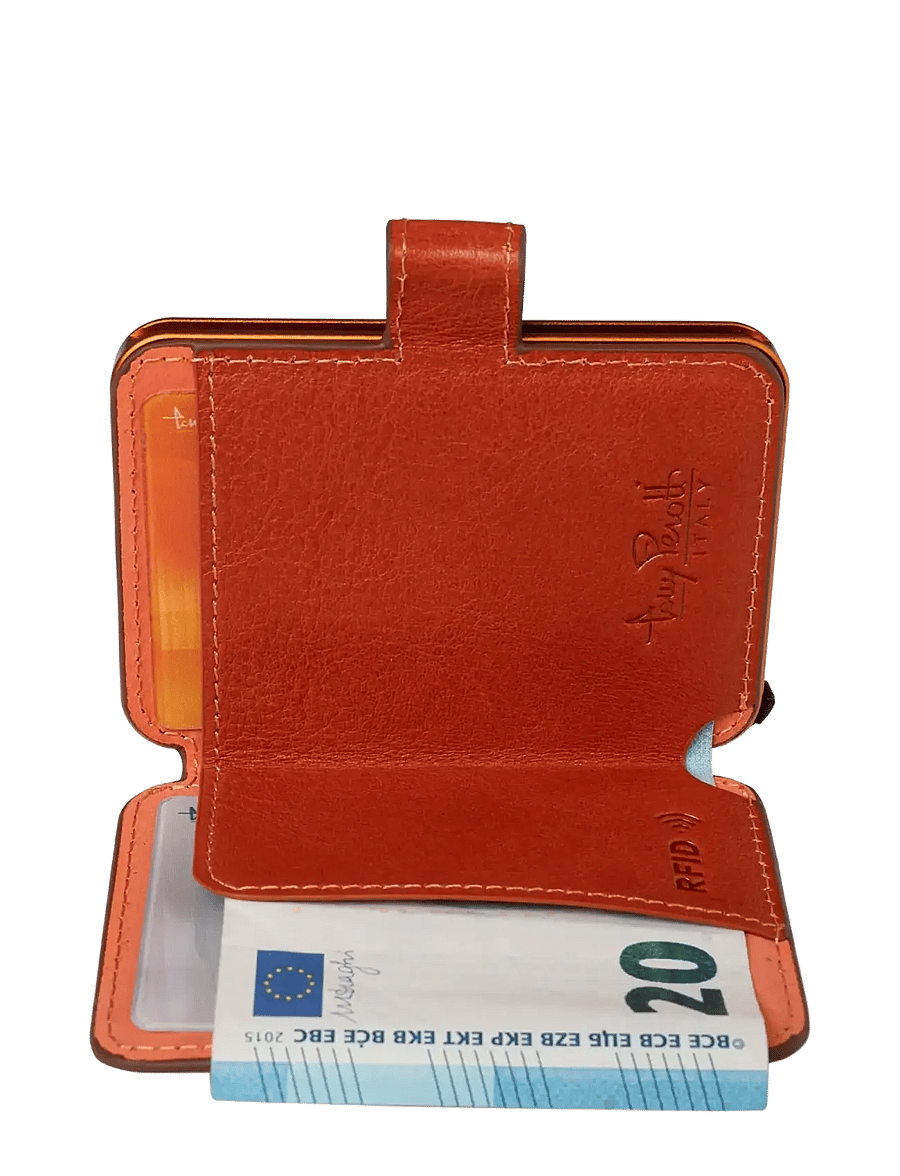 Tony Perotti - Furbo Evo Large with banknote and coin compartment - plånböcker & fodral - dark brown - 1