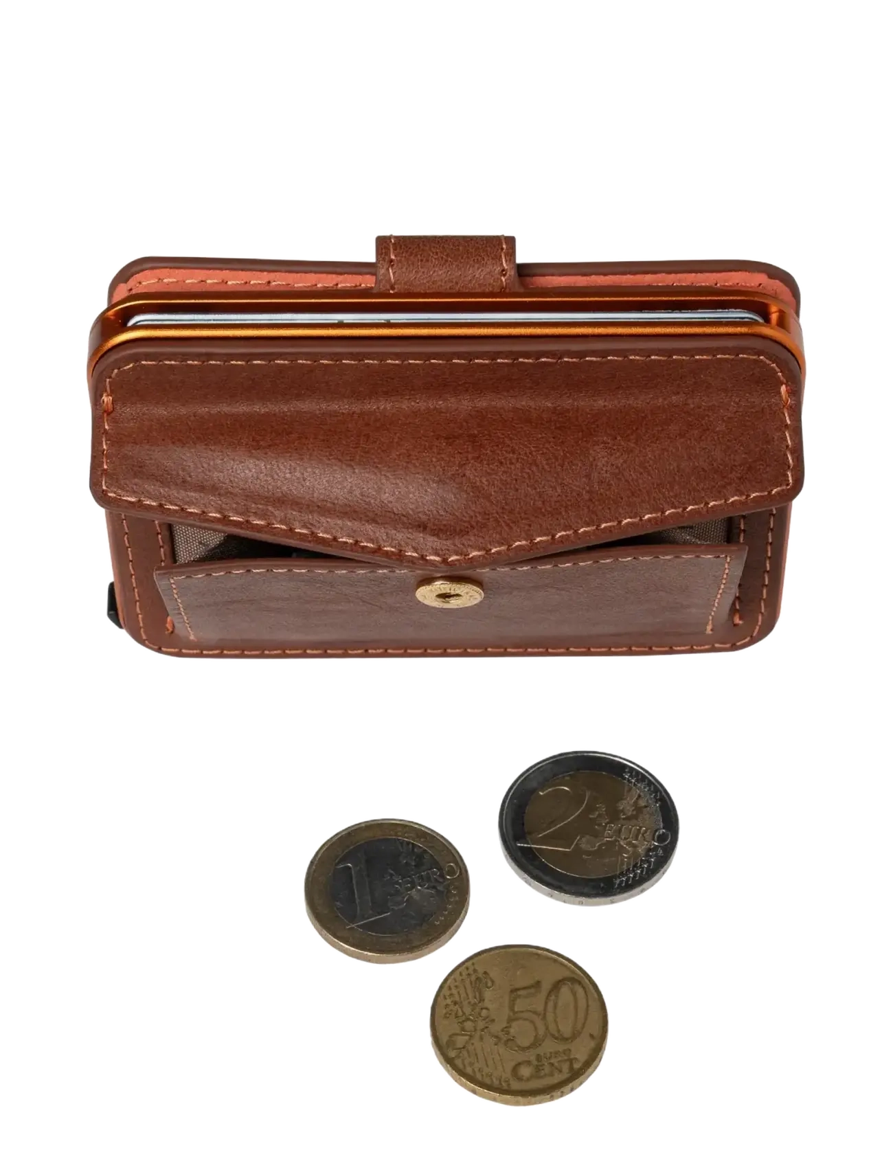 Tony Perotti - Furbo Evo Large with banknote and coin compartment - plånböcker & fodral - dark brown - 3