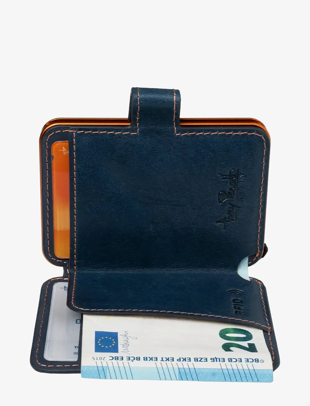Tony Perotti - Furbo Evo Large with banknote and coin compartment - wallets & cases - blue - 1