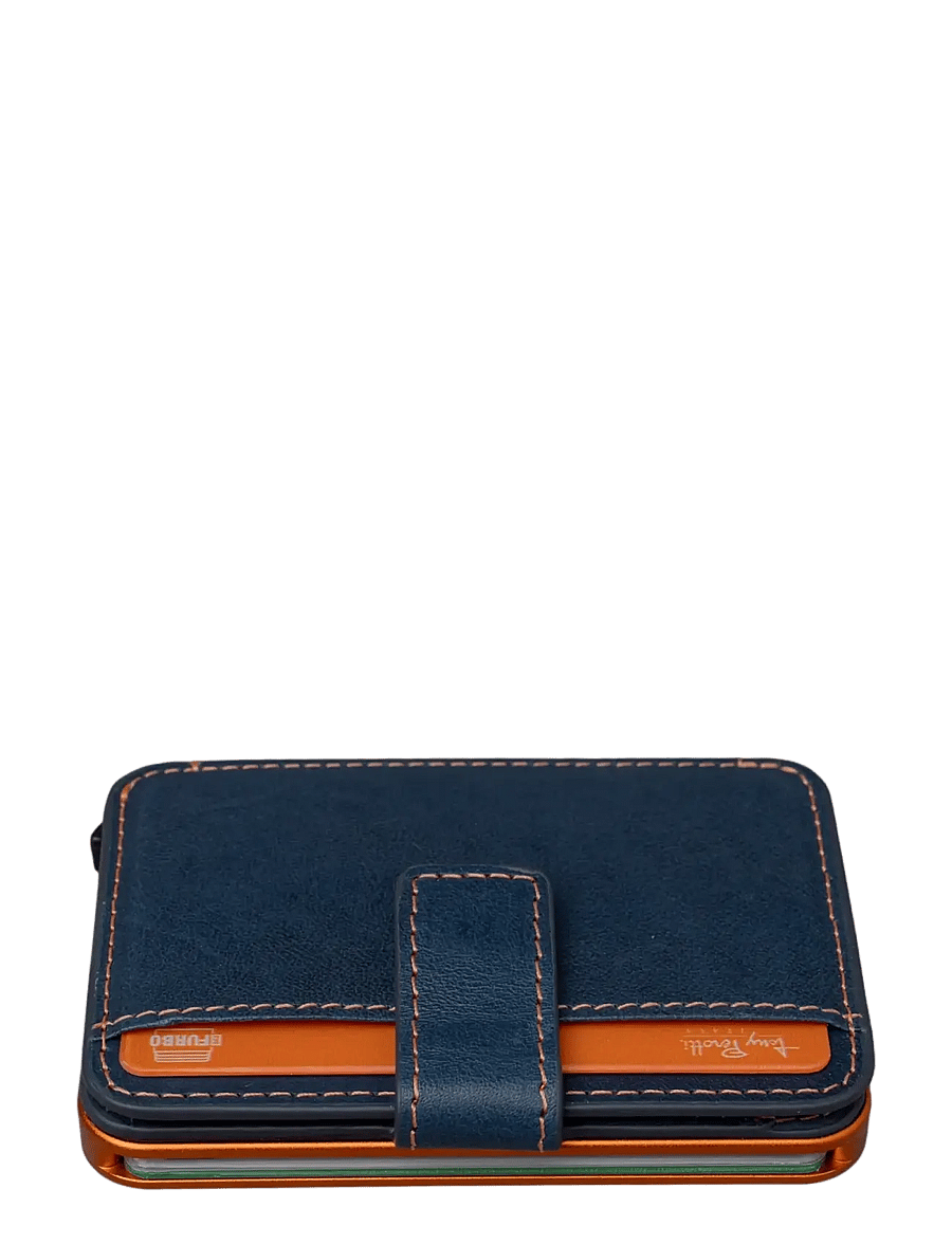 Tony Perotti - Furbo Evo Large with banknote and coin compartment - plånböcker & fodral - blue - 2
