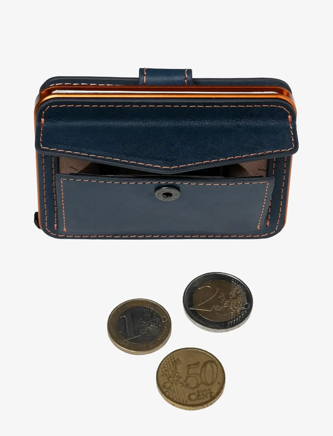 Tony Perotti - Furbo Evo Large with banknote and coin compartment - wallets & cases - blue - 3