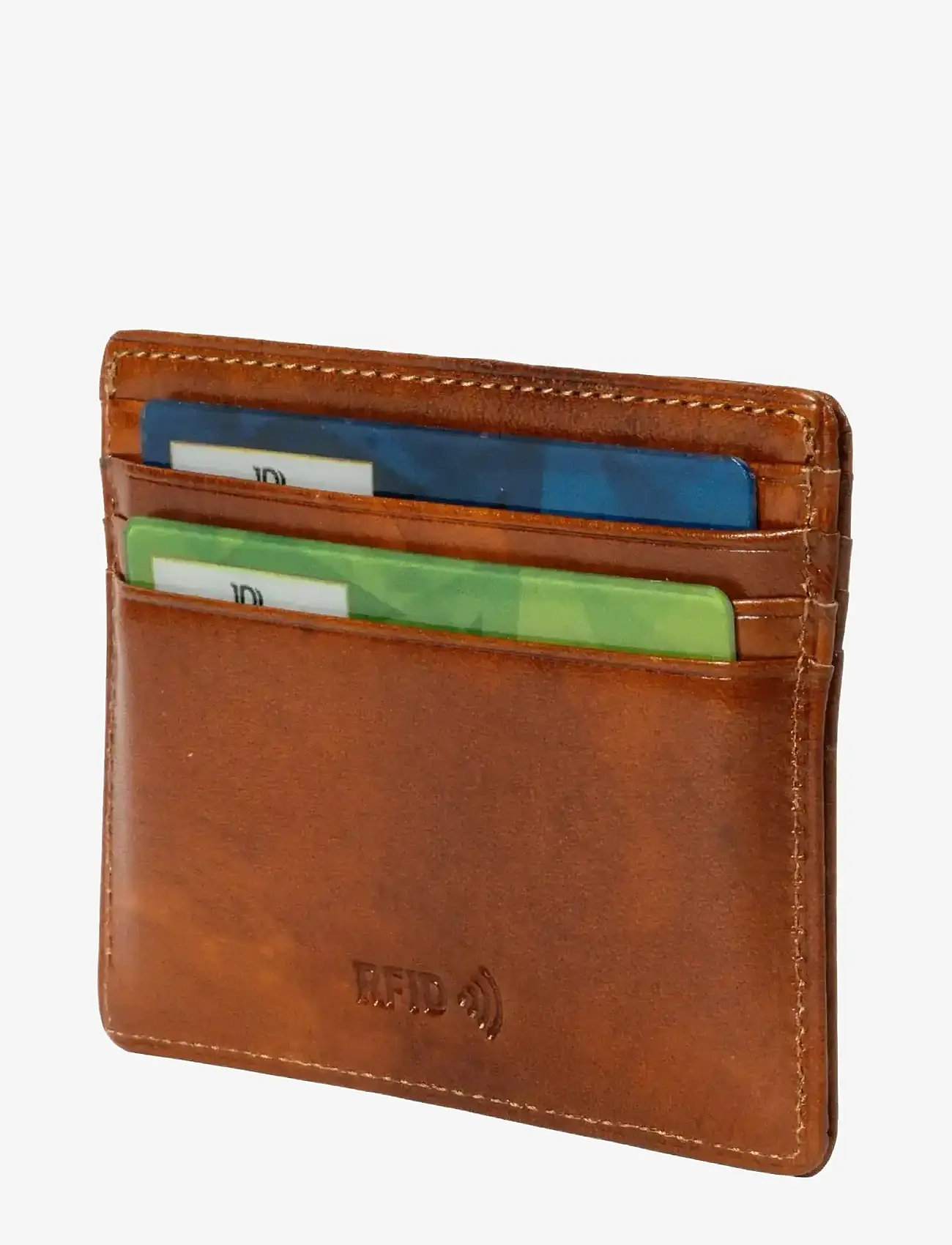Tony Perotti - Creditcard wallet - lompakot ja kotelot - cognac - 0