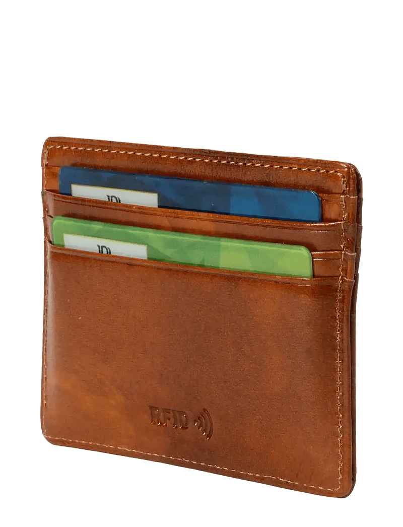 Tony Perotti - Creditcard wallet - plånböcker & fodral - cognac - 0