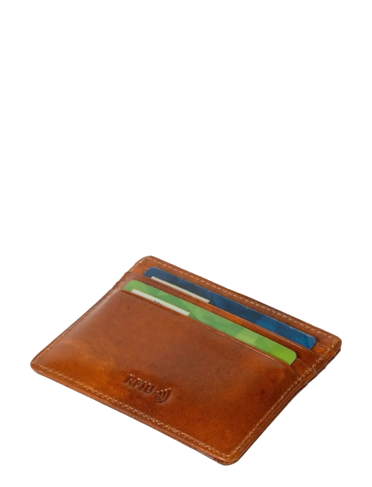 Tony Perotti - Creditcard wallet - piniginės ir dėklai - cognac - 1