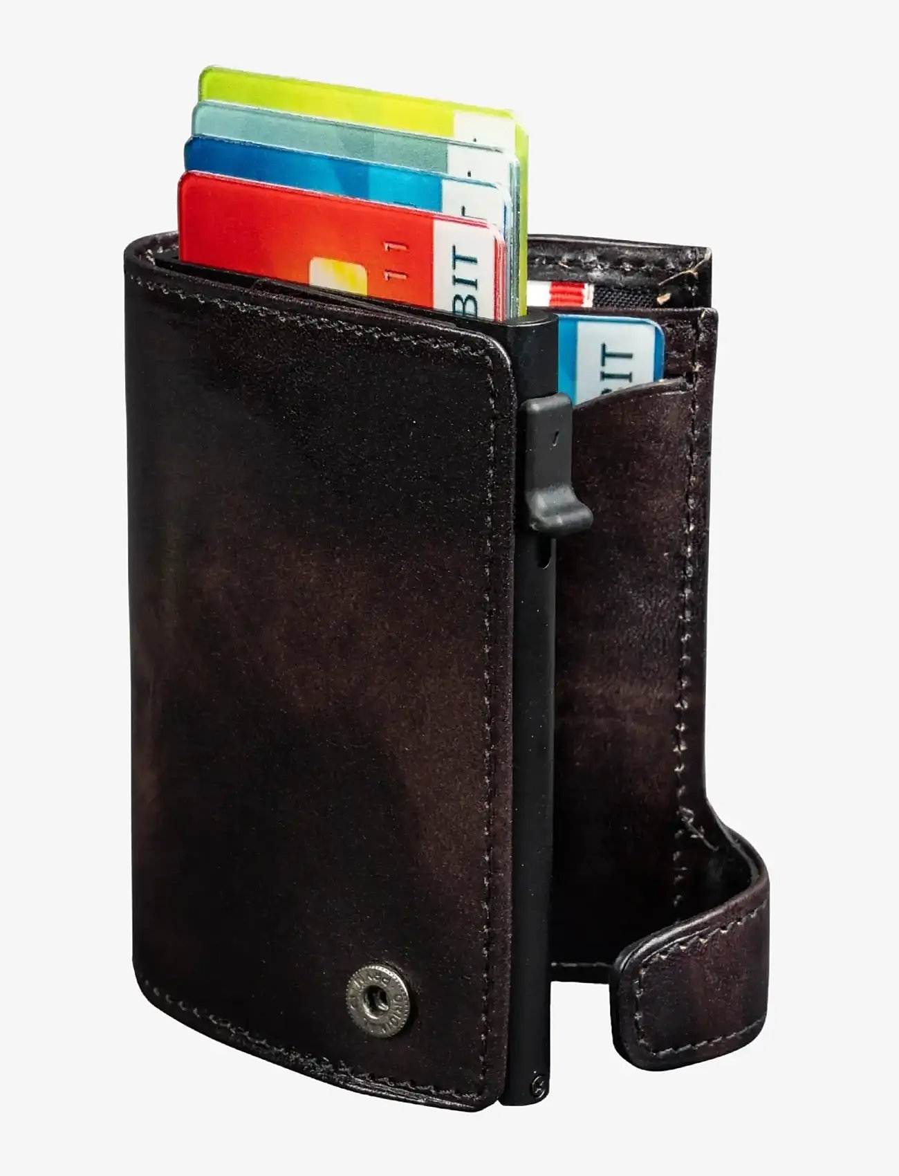 Tony Perotti - Furbo van Gogh cardholder with banknote and coin pocket - wallets & cases - black - 0