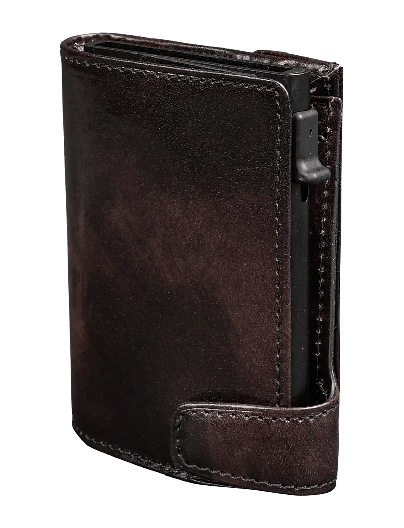 Tony Perotti - Furbo van Gogh cardholder with banknote and coin pocket - plånböcker & fodral - black - 1